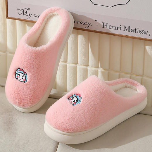 爆款小兔棉拖鞋 家用加绒加厚底棉鞋 月子居家冬季保暖鞋子 男女情侣可爱棉鞋 商品图2