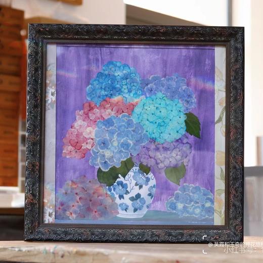 绣球压花相框创意礼物 商品图0