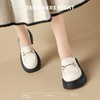 ZHR则则学院风厚底乐福鞋2024新款气质百搭一脚蹬单鞋小皮鞋女鞋 商品缩略图5