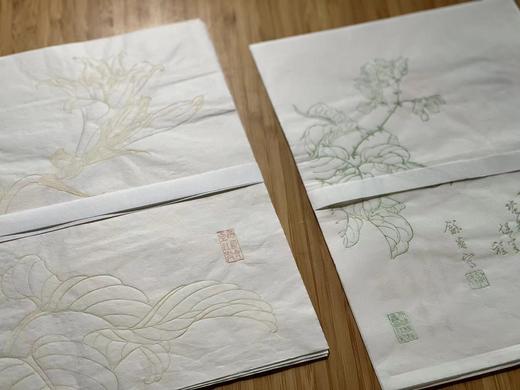 《龢庵花笺》、《毅然花笺》—— 名动文美斋  流光杨柳青 商品图10