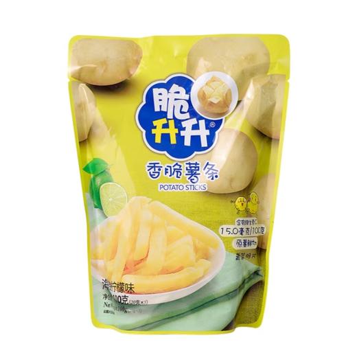 脆升升海盐柠檬味香脆薯条100g 商品图0