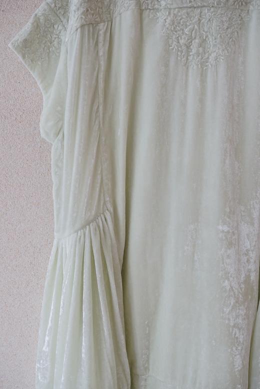 Aodress手工刺绣丝绵连衣裙 商品图9