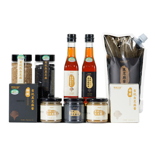有机芝麻花生调味品 黑白芝麻酱/油/粒 花生酱 有机认证 素咖云超溯源纯素食品 传统石磨工艺 拌面拌饭 火锅蘸酱 植物基 商品图12