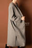 #0727「REVERSIBLE COLLARLESS COAT」 85% WOOL 15% CASHMERE 两面穿双色无领大衣 商品缩略图8
