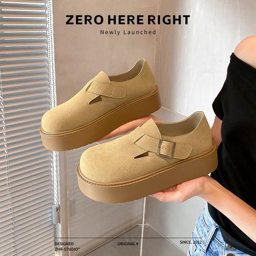 ZHR则则厚底时尚勃肯鞋轻便ins百搭复古女鞋2024秋季新款休闲鞋女 商品图8