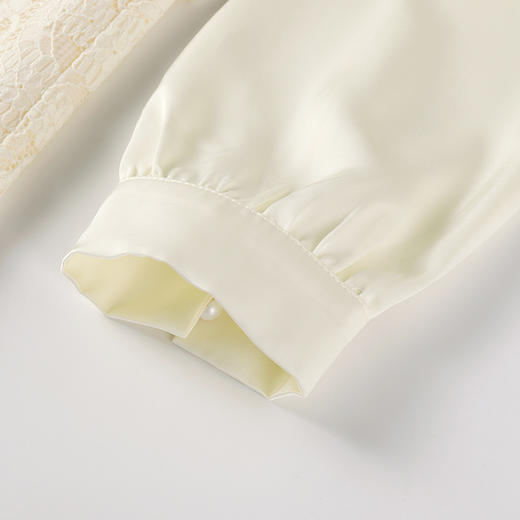 奢姿大码女装2024秋季气质蕾丝拼接裙子胖妹妹盘扣设计时尚连衣裙9943860347 商品图4