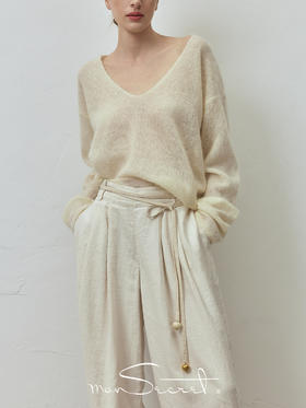 monSecret｜PURE0501 羊皮自我腰链【PURE】 [ 黑 / 白 ]