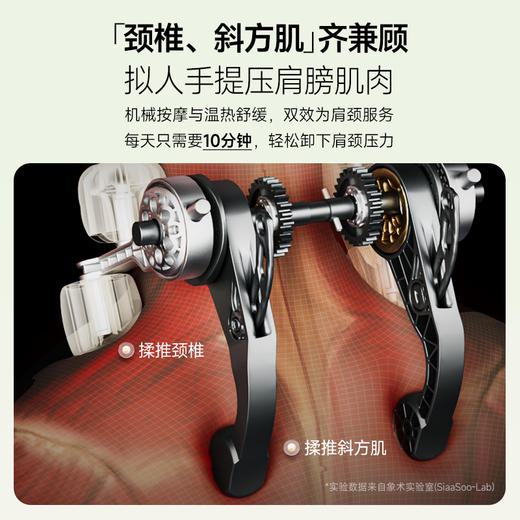 象术N3S肩颈按摩仪 抓揉肩颈 松弛斜方肌 肩腰背颈均可 商品图3