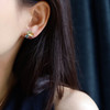 银镀18k金 设计款耳饰 CR 商品缩略图0