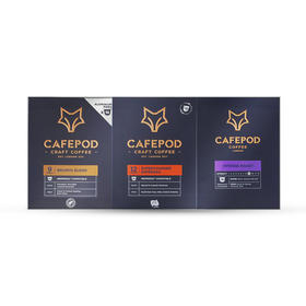 Cafepod 瑞士进口 咖啡胶囊（研磨咖啡）组合装 297g（5.5g*54粒）