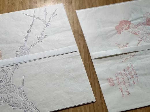 《龢庵花笺》、《毅然花笺》—— 名动文美斋  流光杨柳青 商品图8