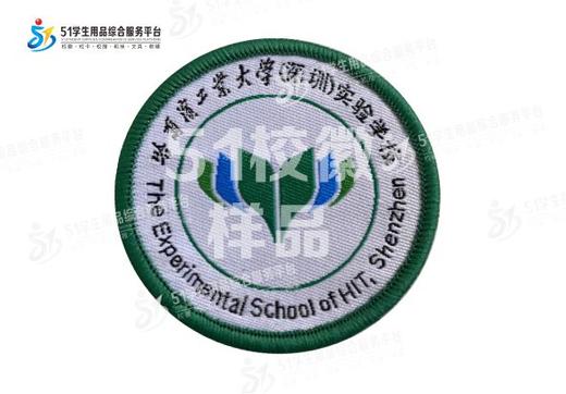 通版哈尔滨工业大学（深圳）实验学校织唛校徽贴章可缝烫现货发51 商品图0