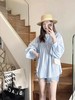 【亮眼小众雪纺衬衫】秋季重工风琴褶皱衬衫  法式娃娃衫设计感小众雪纺衬衫 减龄清新日常通勤皆可搭~ 商品缩略图4