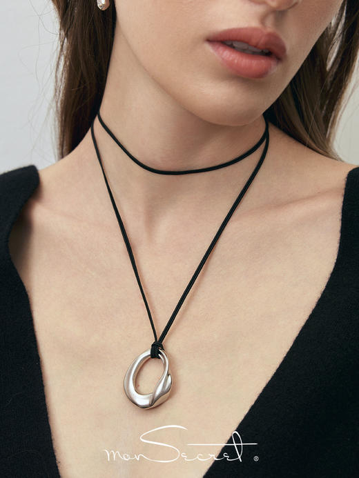 monSecret｜PURE0305 凝结项链【PURE】 [  金 / 银 ] 商品图0