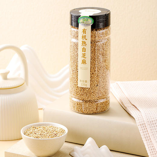 有机芝麻花生调味品 黑白芝麻酱/油/粒 花生酱 有机认证 素咖云超溯源纯素食品 传统石磨工艺 拌面拌饭 火锅蘸酱 植物基 商品图2