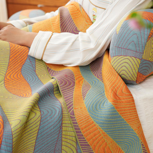 秋风麦浪系列护颈腰靠软包大靠背卧室榻榻米护腰沙发飘窗护颈枕可拆洗 商品图2