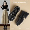 ZHR则则学院风厚底乐福鞋2024新款气质百搭一脚蹬单鞋小皮鞋女鞋 商品缩略图1
