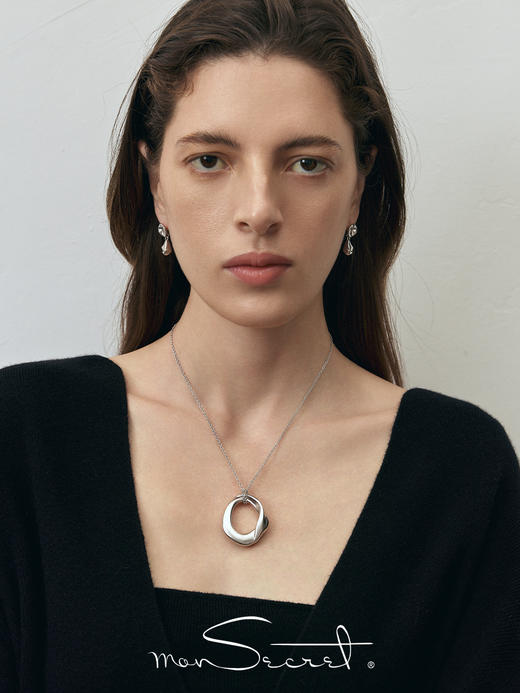 monSecret｜PURE0305 凝结项链【PURE】 [  金 / 银 ] 商品图1