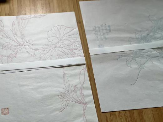 《龢庵花笺》、《毅然花笺》—— 名动文美斋  流光杨柳青 商品图3