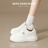ZHR则则透气增高小白鞋女鞋2024新款秋季百搭休闲鞋防臭厚底板鞋 商品缩略图6