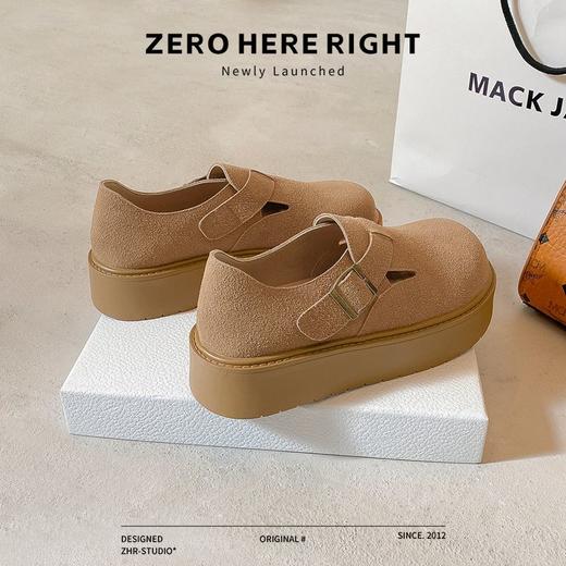 ZHR则则厚底时尚勃肯鞋轻便ins百搭复古女鞋2024秋季新款休闲鞋女 商品图7
