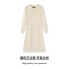 奢姿大码女装2024秋季气质蕾丝拼接裙子胖妹妹盘扣设计时尚连衣裙9943860347 商品缩略图0