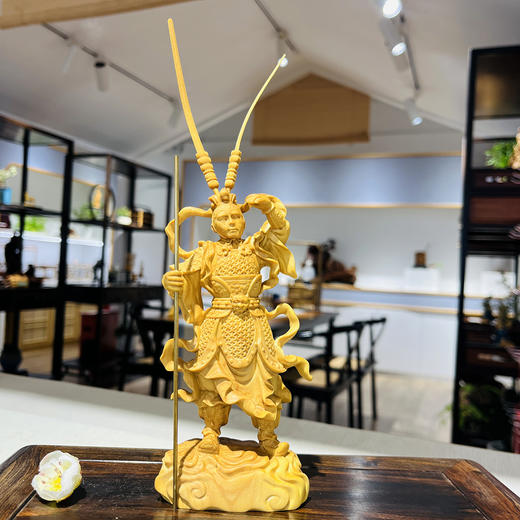 精雕悟空(齐天大圣)°黄杨木摆件 商品图1