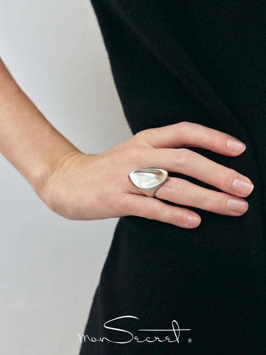 monSecret｜PURE0203 印记开口戒指【PURE】 [ 金 / 银 ] 商品图2