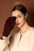 #1955 「SCREEN-TOUCHABLE FOLDABLE GLOVES」 98% CASHMERE 2% THUNDERON（导电纱） 可触屏可折叠羊绒手套 商品缩略图4
