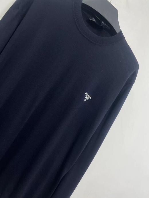 中性款圆领长袖T恤 商品图2