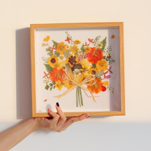 手捧花压花相框创意礼物新婚纪念日礼物 商品图2