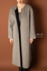 #0727「REVERSIBLE COLLARLESS COAT」 85% WOOL 15% CASHMERE 两面穿双色无领大衣 商品缩略图6