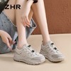ZHR则则厚底老爹鞋女2024秋季新款百搭耐磨运动休闲鞋免系增高鞋 商品缩略图8