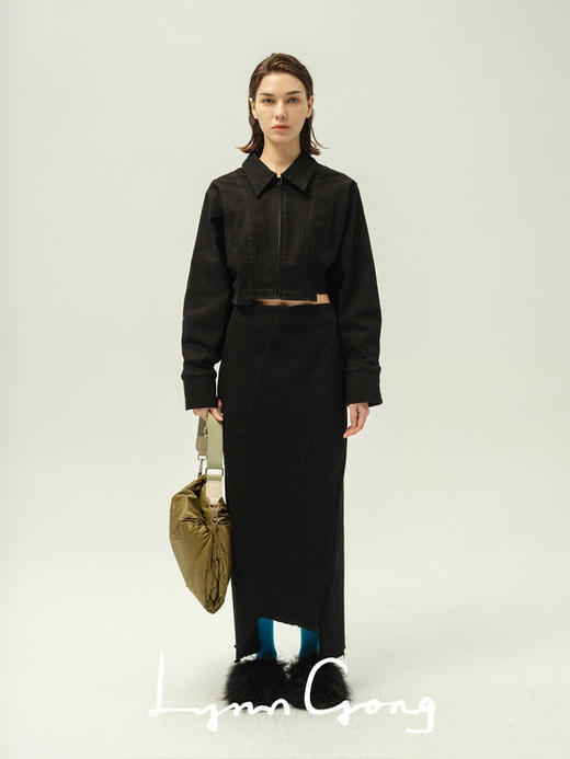 鱼骨牛仔夹克 商品图0