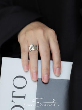 monSecret｜PURE0204 印记 大号戒指【PURE】 [ 金 / 银 ]