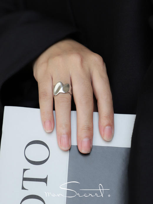 monSecret｜PURE0204 印记 大号戒指【PURE】 [ 金 / 银 ] 商品图0
