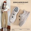 ZHR则则厚底老爹鞋女2024秋季新款百搭耐磨运动休闲鞋免系增高鞋 商品缩略图0