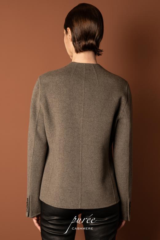 #0728 「CURVED BLAZER」 85% WOOL 15% CASHMERE   弧形短上衣 商品图7