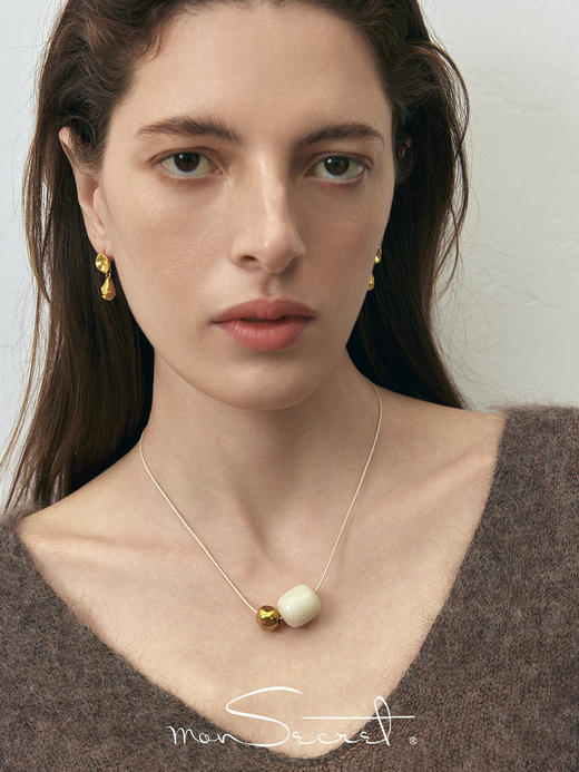 monSecret｜PURE0304 情绪吊坠项链【PURE】 [  金 / 银 ] 商品图1