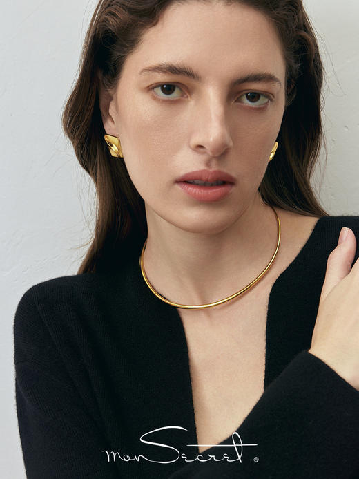 monSecret｜PURE0303 环绕吊坠项链【PURE】 [  金 / 银 ] 商品图1