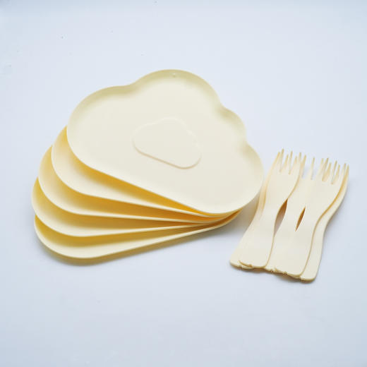 餐盘、叉盘（5副/套）（单拍不发，随蛋糕一起配送） 商品图0