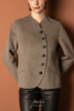 #0728 「CURVED BLAZER」 85% WOOL 15% CASHMERE   弧形短上衣 商品缩略图1