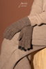 #1955 「SCREEN-TOUCHABLE FOLDABLE GLOVES」 98% CASHMERE 2% THUNDERON（导电纱） 可触屏可折叠羊绒手套 商品缩略图5