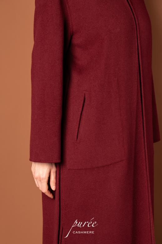 #0727「REVERSIBLE COLLARLESS COAT」 85% WOOL 15% CASHMERE 两面穿无领大衣 商品图6