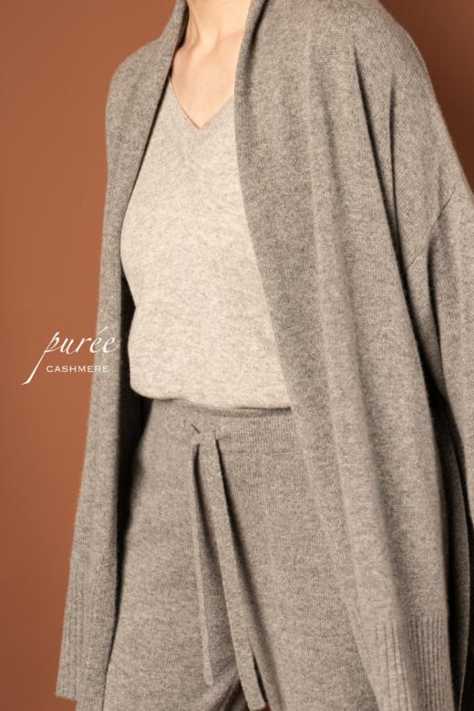 #1963 「GET WRAPPED CARDIGAN」 100% CASHMERE  短睡袍开衫 商品图1