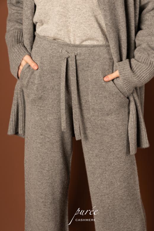 #2011 「FEEL AT HOME PANTS」 100% CASHMERE  羊绒直腿长裤 商品图1