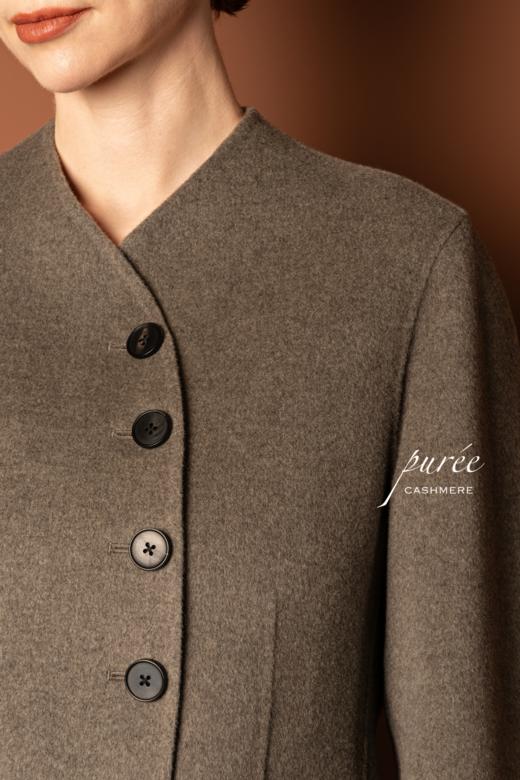 #0728 「CURVED BLAZER」 85% WOOL 15% CASHMERE   弧形短上衣 商品图4
