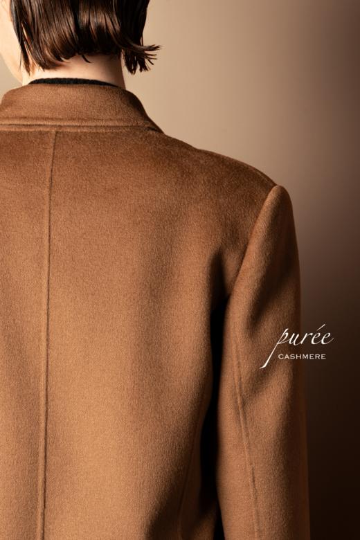 #0823「POWER COAT  」100% CASHMERE   双排扣气场大衣 商品图5