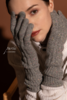 #1955 「SCREEN-TOUCHABLE FOLDABLE GLOVES」 98% CASHMERE 2% THUNDERON（导电纱） 可触屏可折叠羊绒手套 商品缩略图3