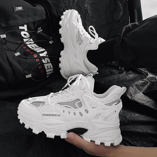 老爹鞋男ins潮鞋 2024年秋季新款厚底增高韩版随搭夜光男士运动鞋新款爆款小红书网红同款 商品图0